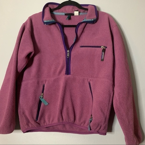 Patagonia Sweaters - VINTAGE Patagonia Fleece Pullover Sweater